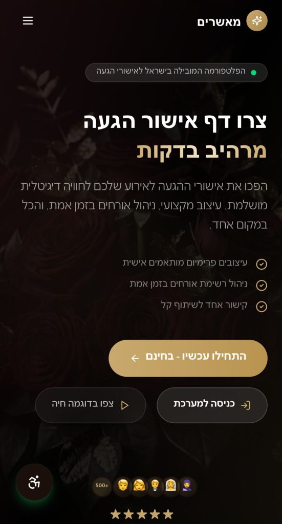 אישורי הגעה לחתונה